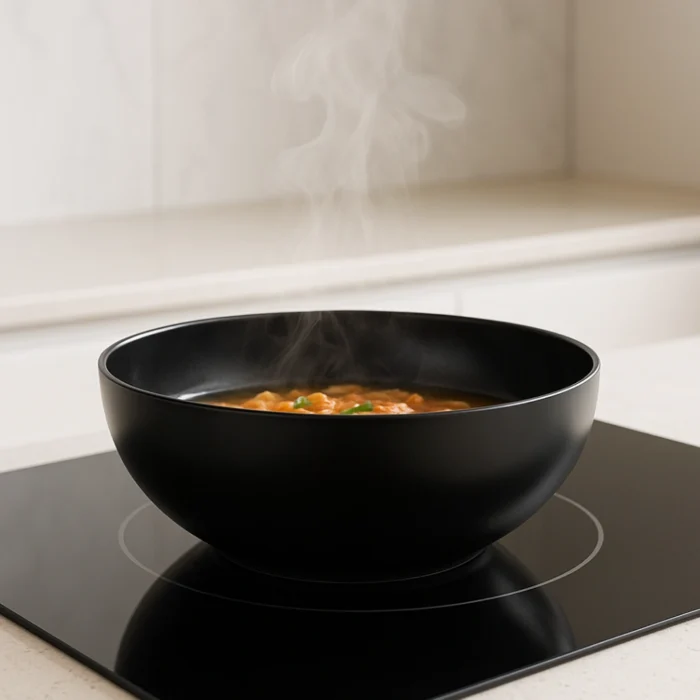 Deep Tasra – Hard Anodized, 3 mm Thick (16/18/20/22/24/26/28/30/32/34 cm) Heavy-Duty Cooking - Image 3