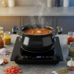 Hard Anodized Handi , 3 mm Thick with Stainless Steel Lid (0.8/1.5/2.5/3.5 LTR) - Image 2