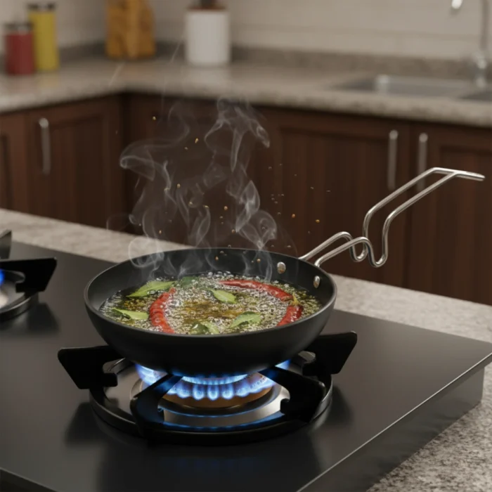 Tadka Pan (Vagharia) – Hard Anodized, 2.5 mm Thick (9, 9.5, 11 cm) - Image 3