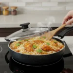 Scratch-Resistant Non-Stick Frypan with Stay-Cool Bakelite Handle and Easy Grip