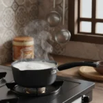 Hard Anodized Taper Sauce Pan, 3 mm Thick with Bakelite Handle (13.5/14.5/16 cm) - Image 3