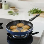 Non-Stick Frypan with S.S/Glass Lid – 2.6 mm Thick, PFOA-Free Coating, Induction Base, Stay-Cool Handle (22/24/26/28 cm)