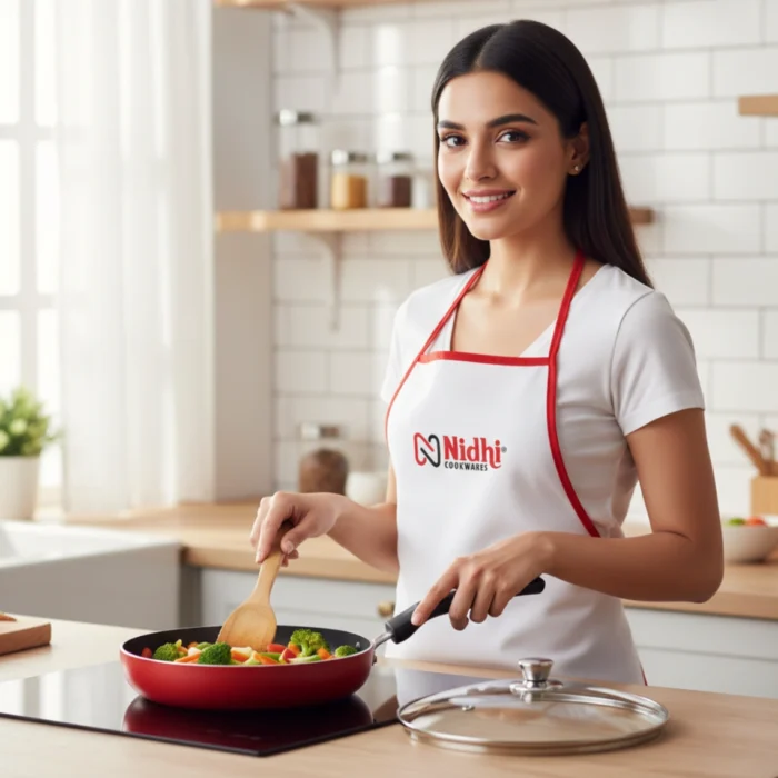 Frypan with SS or Glass Lid, Non-Stick PFOA Free (24/26 cm) - Image 4