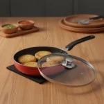 Frypan with SS or Glass Lid, Non-Stick PFOA Free (24/26 cm)