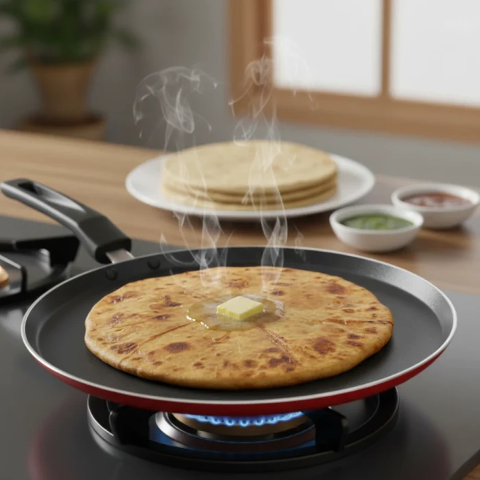 49 Non-Stick Dosa Tawa (29/31 cm) , 3.25 mm Thick, Induction & Gas Compatible - Image 1